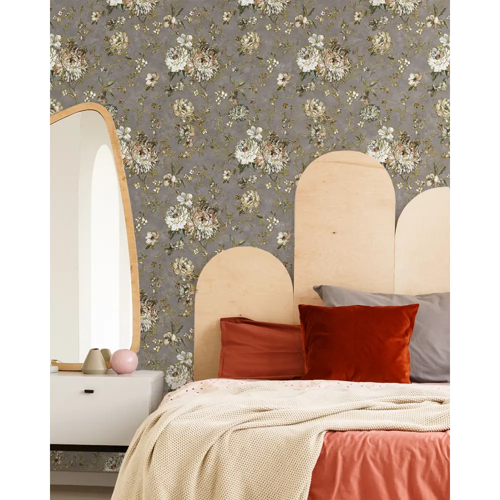 Обои флизелиновые Bohemia темно-серые 1.06x10 м 102507 SOLO STLM-2179544 - Вид №2