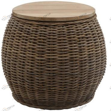 Il Giardino di Legno Круглый садовый столик из лозы Bongo Bong0471