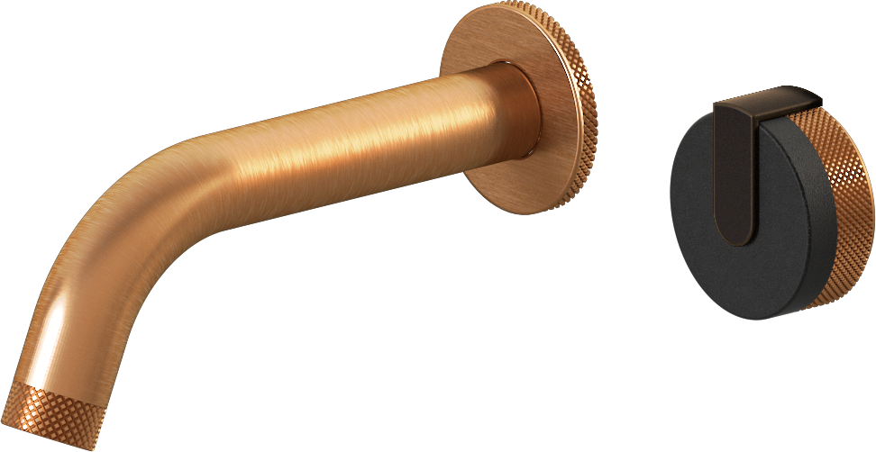 E-11535-R1BK-L1OB-BRG Настенный прогрессивный смеситель скрытого монтажа для раковины GRAFF MOD+