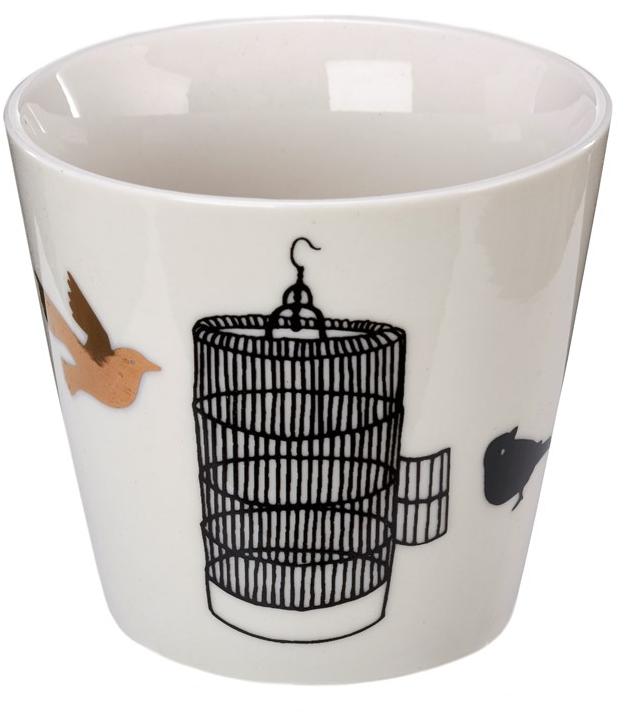 Pols Potten Кружка фарфоровая Freedom birds 230-400-175  - Вид №4