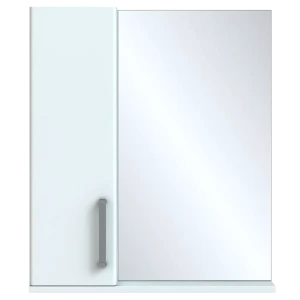 Шкаф для ванной зеркальный подвесной Vigo Eggo 60x70 см цвет белый