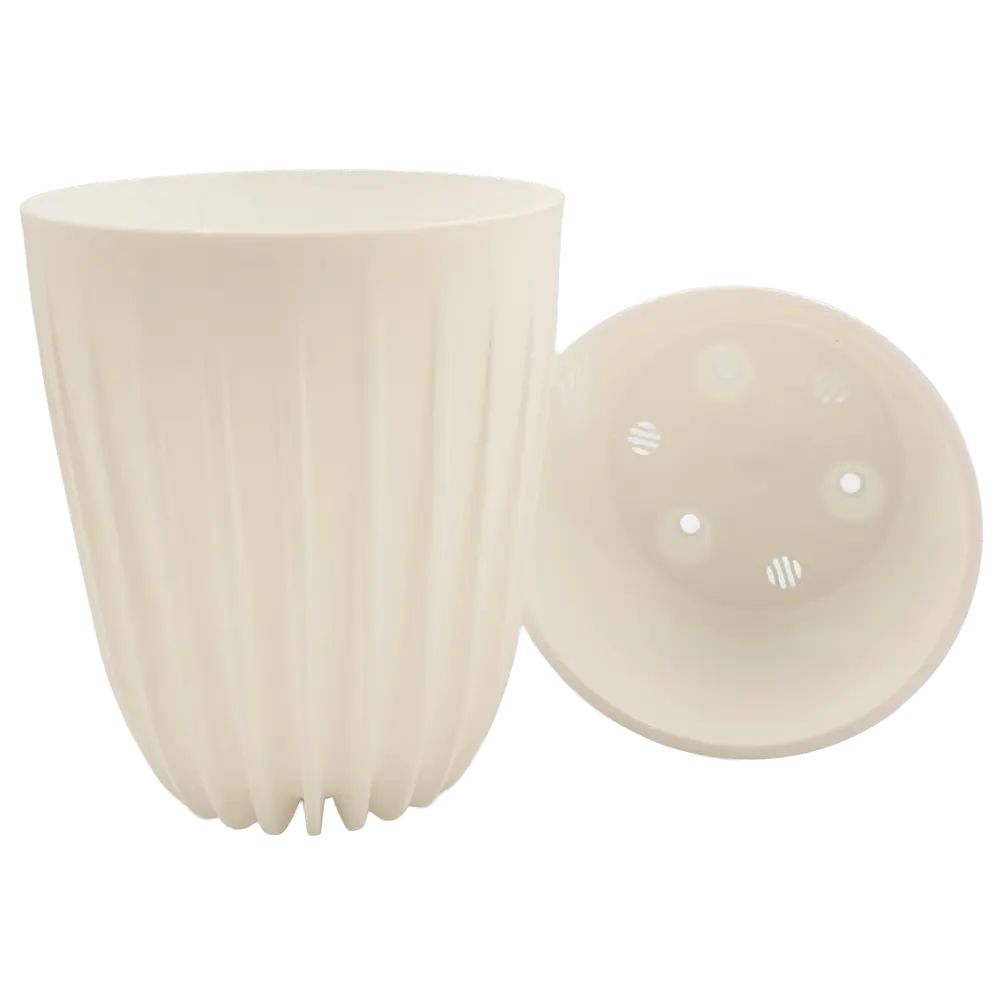 Кашпо Evergreen Design Сигма 17x17x20.2 см v3.3 л пластик белый 89452984 STLM-2192038 - Вид №1