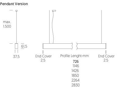 ONOK Lighting Линейный световой профиль из алюминия для светодиодных модулей Line sun-id-1492619 - Вид №5