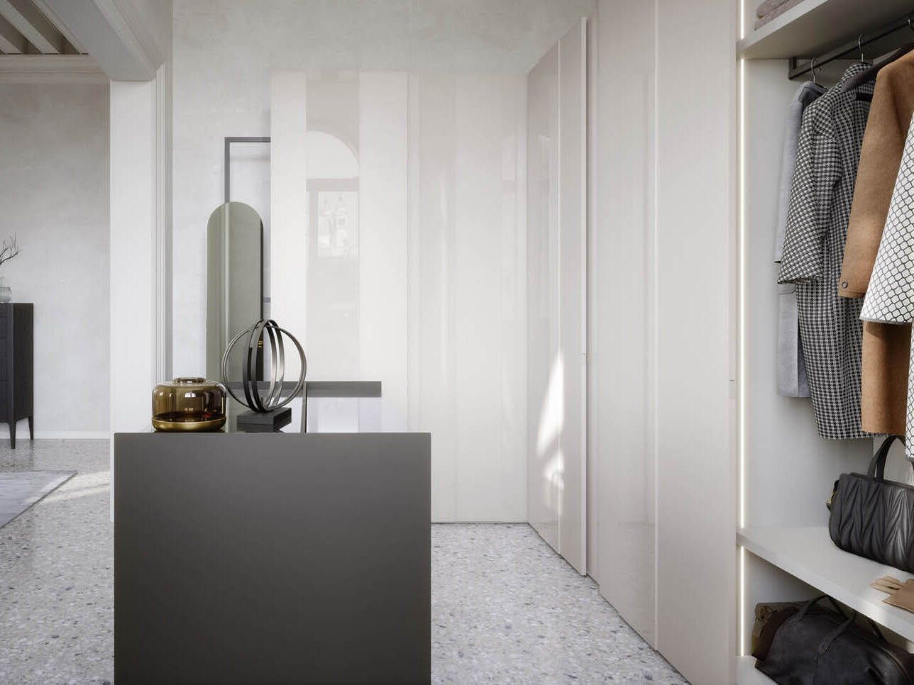 Шкаф с раздвижными дверями Novamobili PLISSÉ ARCH-00067680 - Вид №2