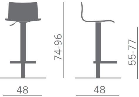Kastel Кожаный стул для офиса с регулируемой высотой Kimbox sun-id-1481174 - Вид №3