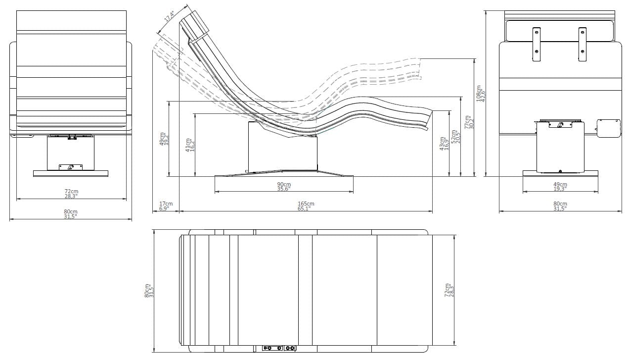 Шезлонг с электроприводом Lemi Group Home SPA ARCH-00084658 - Вид №7