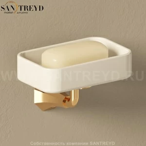 Flaminia EVERGREEN Мыльница белая EGPS.GOLD