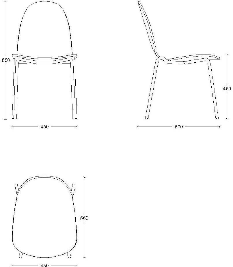 ONDARRETA Стул стальной штабелируемый Bob sun-id-1495820 - Вид №16