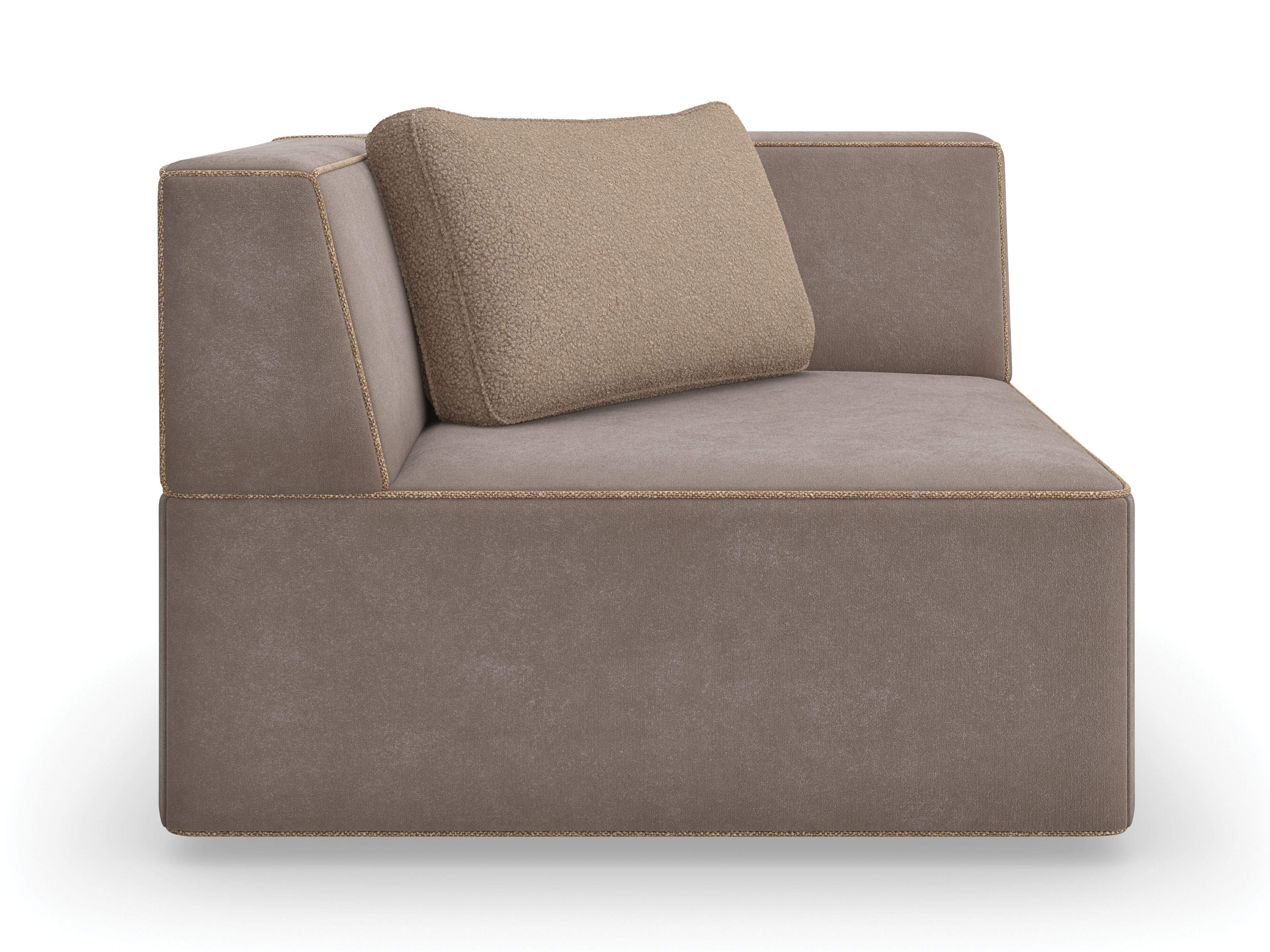 Угловое кресло из нубука Caracole Марбелья ARCH-00025509