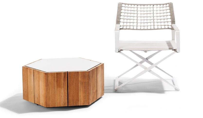 TRIBÙ Раскладное садовое кресло с подлокотниками Regista 02012 - Вид №1