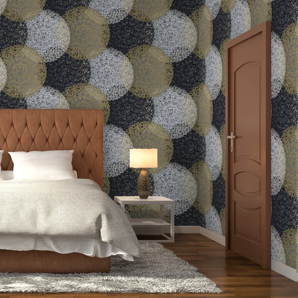 MONTE SOLARO Флизелиновые обои Samui глубокий черный 1.06 м 83236222 STLM-0039702 - Вид №3