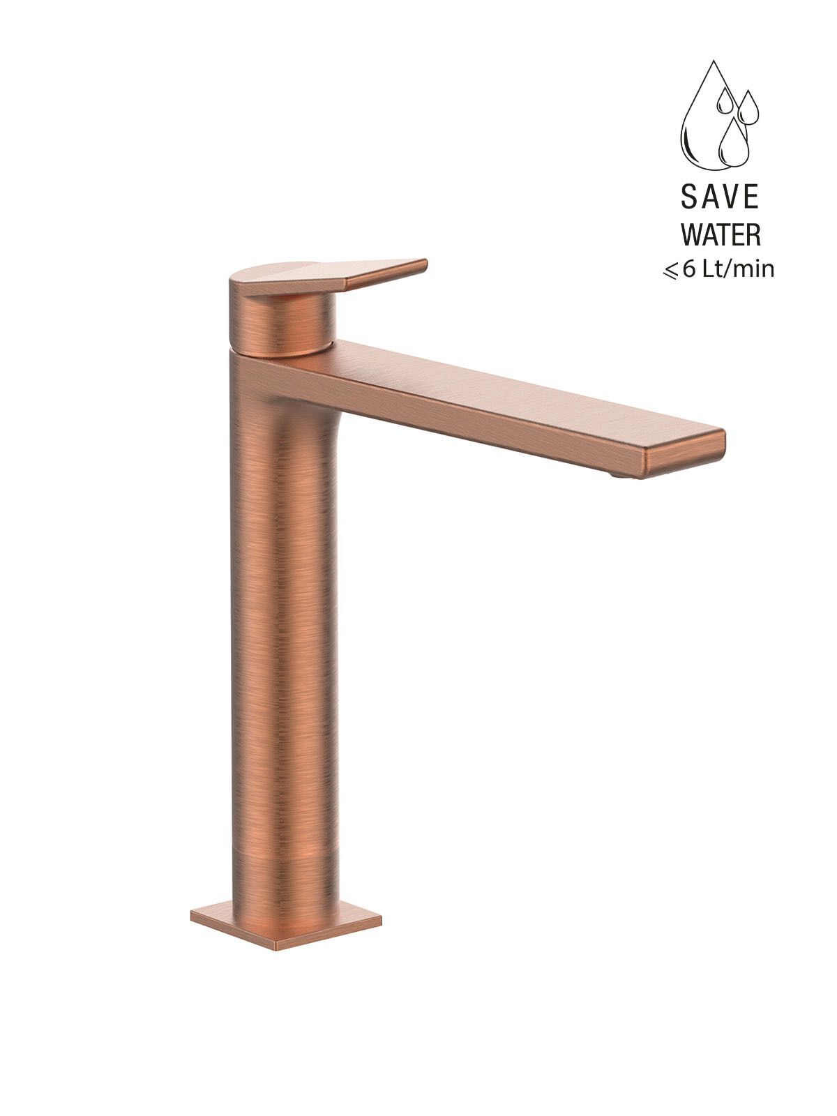 Смеситель для раковины с высоким верхом без слива Rubinetterie Frattini Gintonic ARCH-00008802 - Вид №4