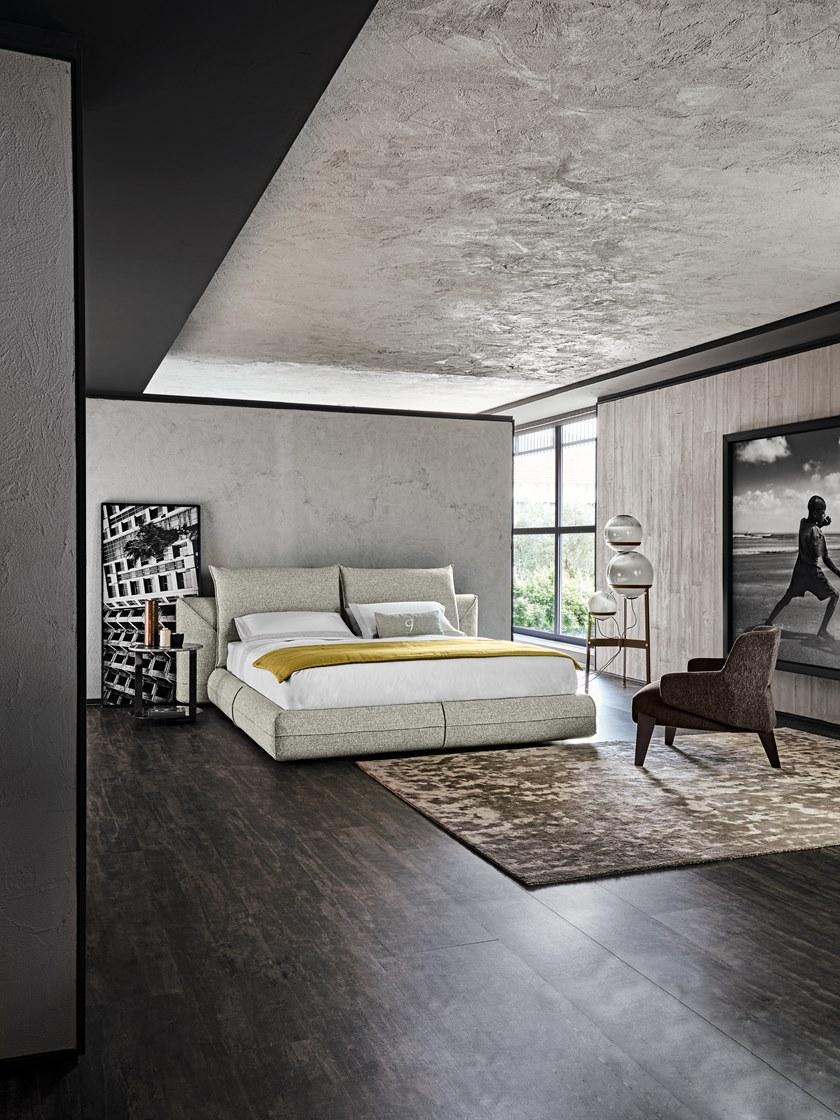 Arketipo Двуспальная кровать из ткани с мягким изголовьем Closeup sun-id-1512577 - Вид №2