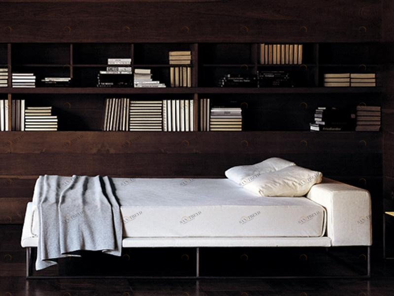 Living Divani Двуспальная кровать с мягким изголовьем Ile sun-id-1408949