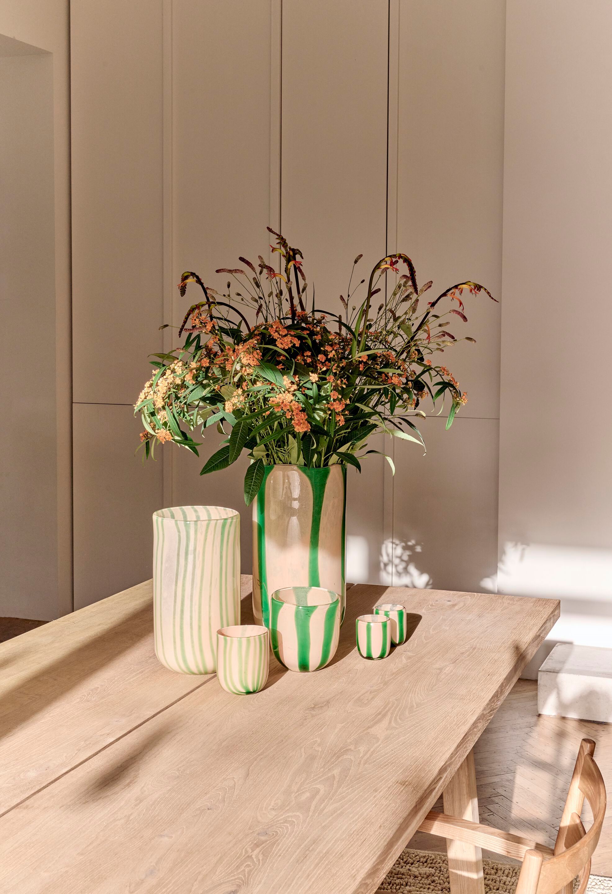 Круглая ваза из дутого стекла POMAX Канны ARCH-00042035 - Вид №44