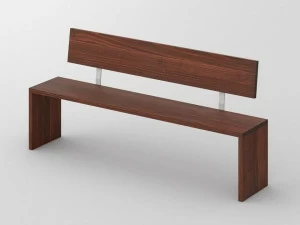 Vitamin Design Скамья из массива дерева со спинкой Mena