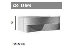 Комплект мебели для ванной комнаты GBGROUP 02 Onda 39637 - Вид №4
