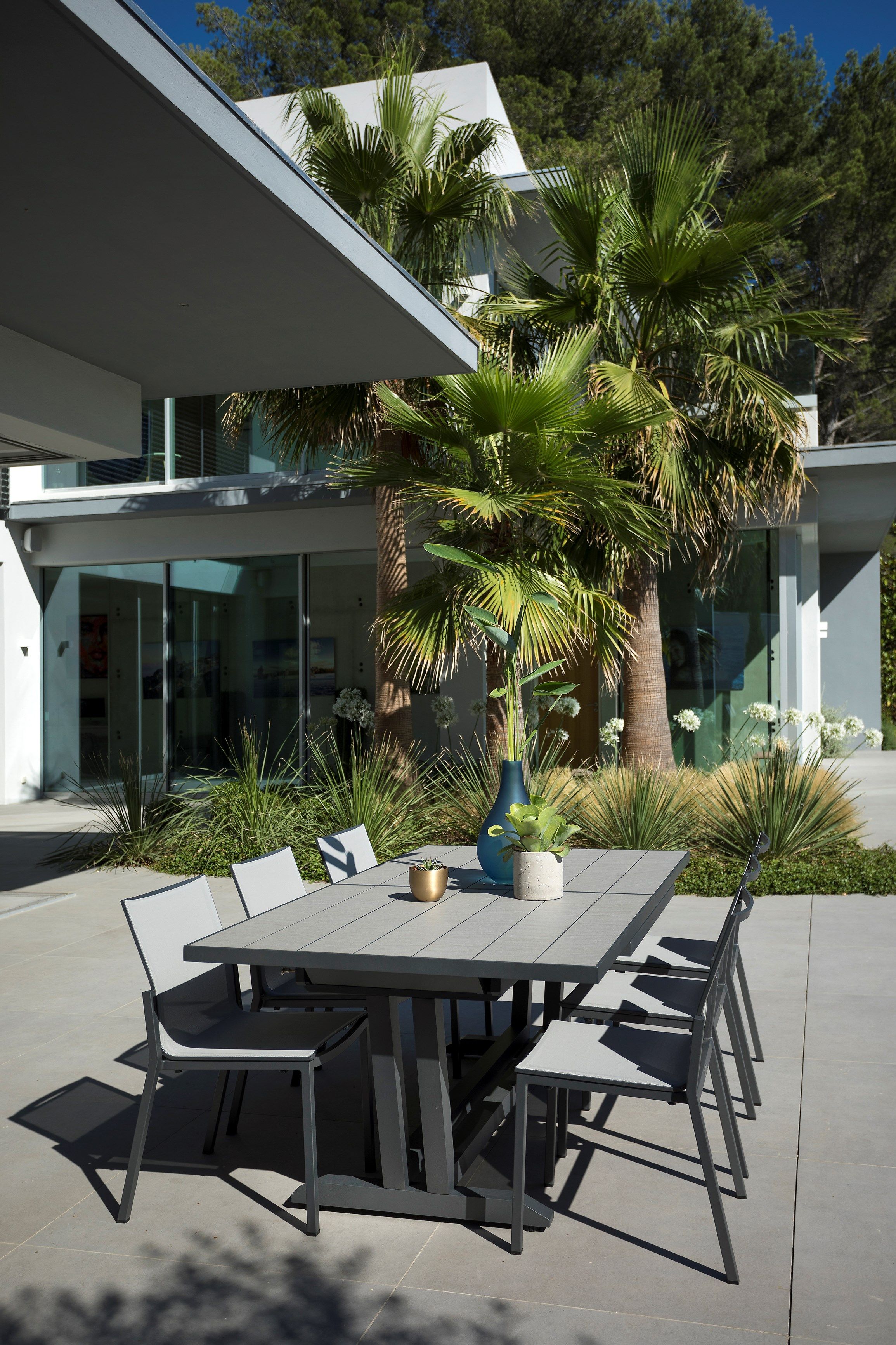 HPL выдвижной прямоугольный садовый стол Les Jardins® Amaka ARCH-00132637 - Вид №9