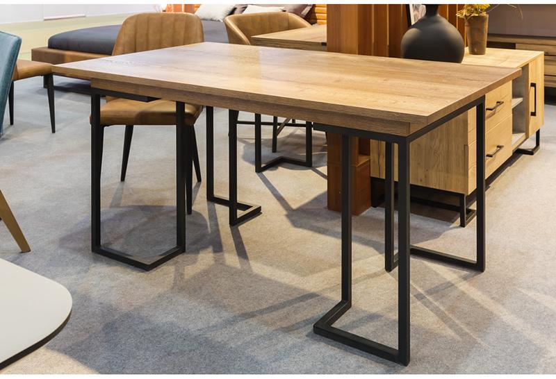 1752 Стол раскладной обеденный Loft 160 Дуб табак R-HOME 4003604h_Табак - Вид №2