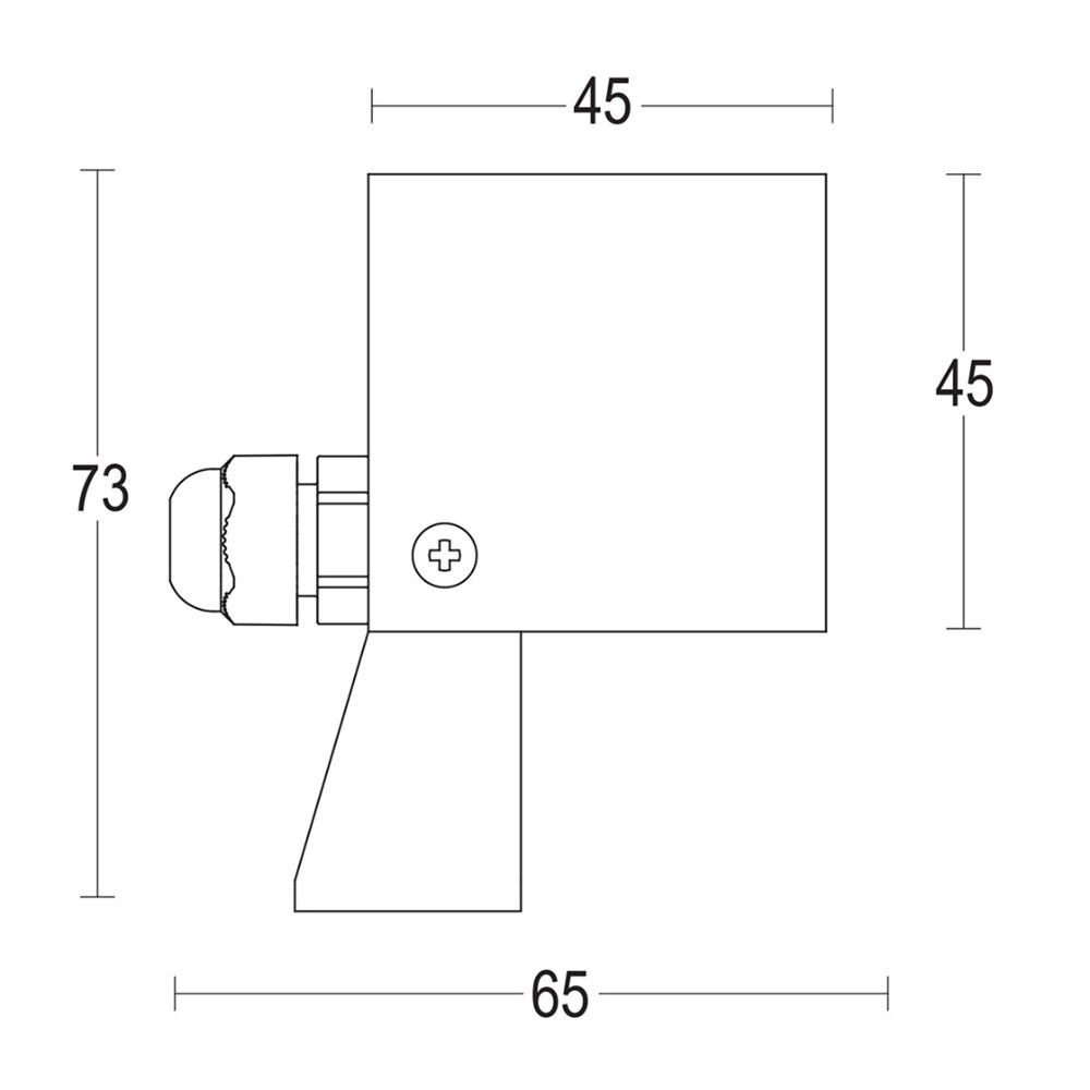 MaxiSegno Spot Strap SQ Ghidini Segno Spot SQ .05 Темно-Cерый (Матовый)  - Вид №1