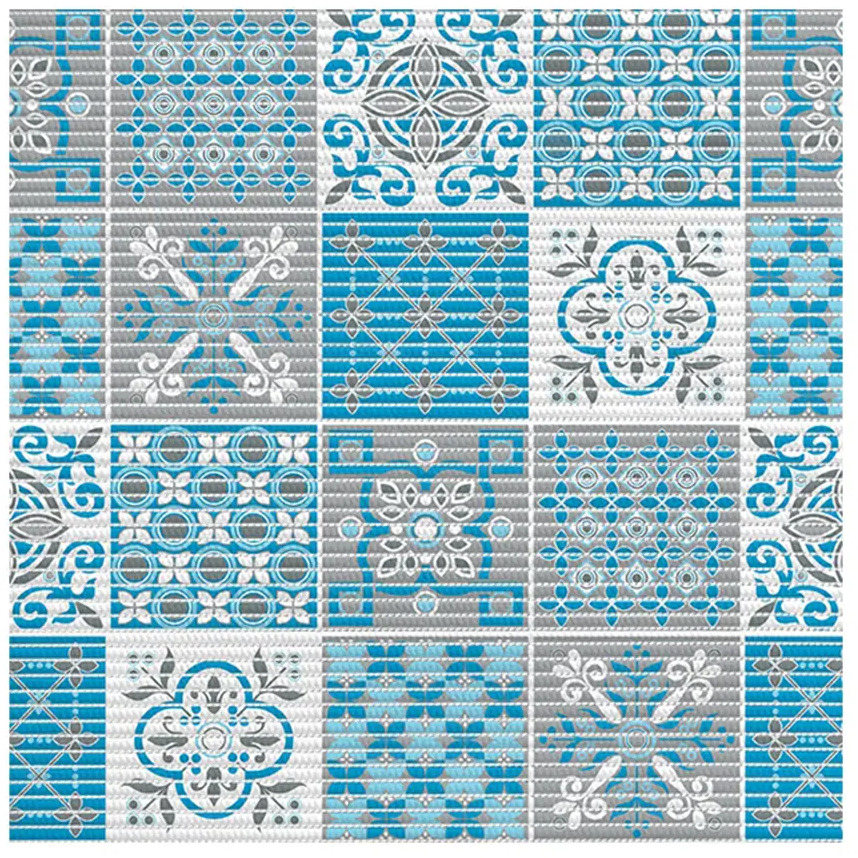 91738341 Противоскользящий коврик для ванны Вилина258497 65x150см turquoise STLM-1000177