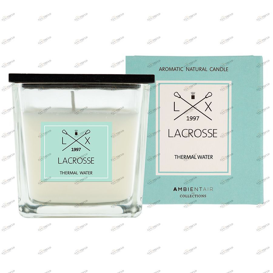 Ароматическая свеча в стекле «Термальный источник» Lacrosse 8х8 см Ambientair VV045TWLC