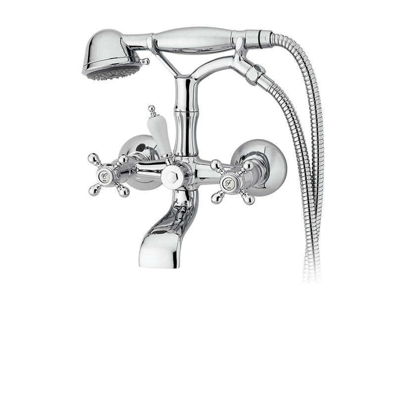 206190 PREMIUM Хром 1866 моноблочный ванна-душ Хром GRB MIXERS 