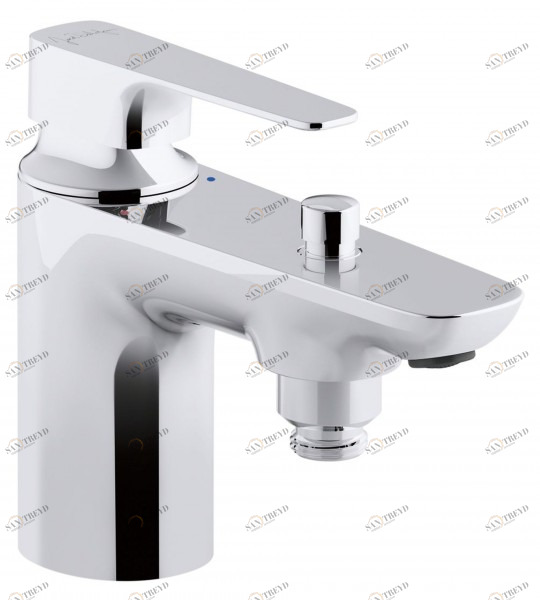 E72321-CP Однорычажный смеситель для ванны/душа на одно отверстие Jacobdelafon ALEO+ Santreyd