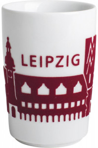 394605A26397C Пять чувств макси-чашки 0,35 л сенсорный! Лейпциг горизонт красный Kahla-porzellan