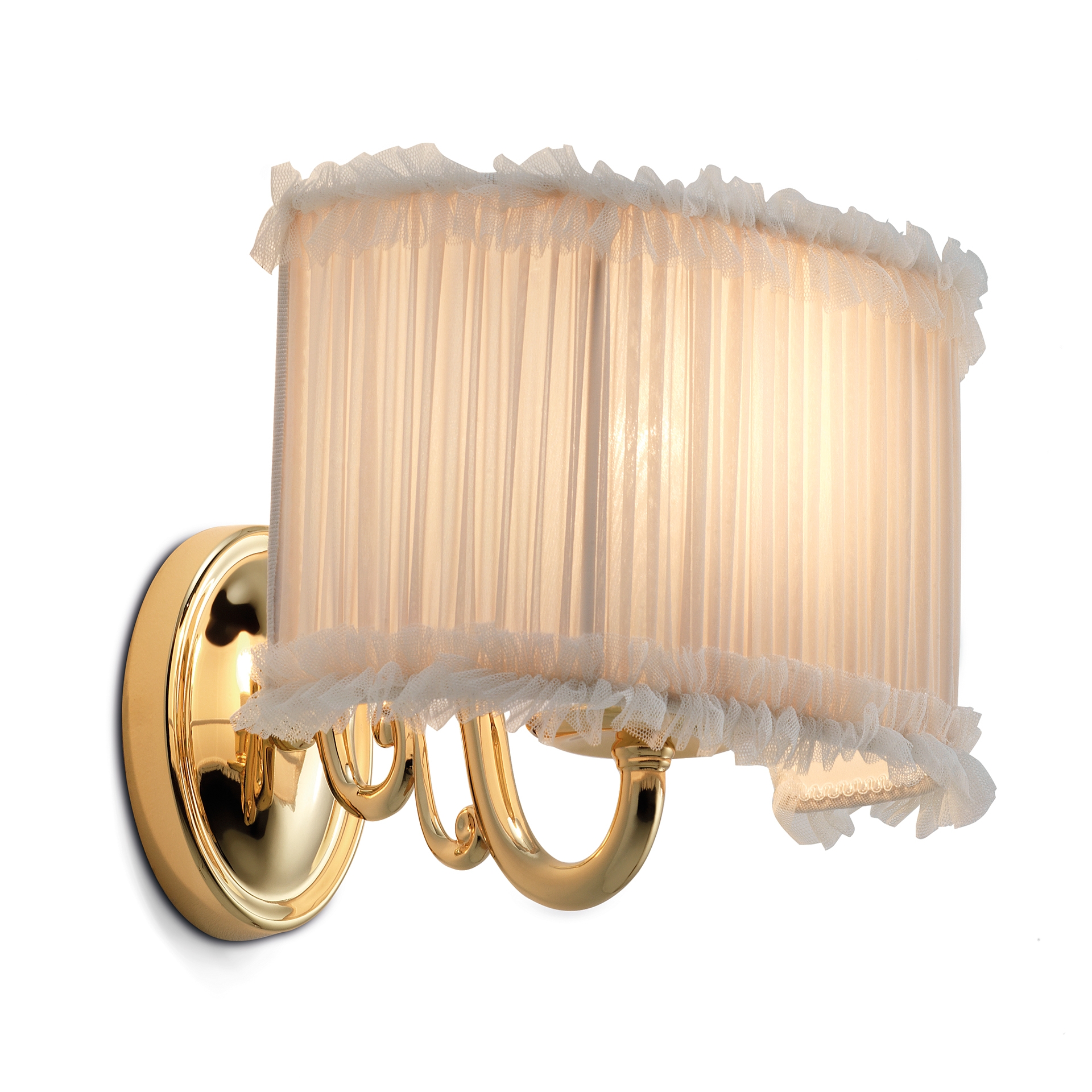 287 3SC Настенный светильник Donatello с абажуром E14-40W Classico Treesseci 3SC