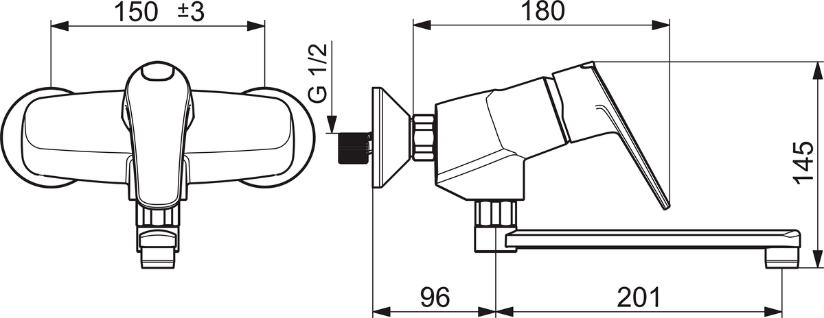 Oras 1837GU Смеситель для кухни 1837GU Vega Хром  - Вид №1