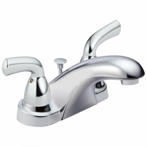 B2510LF Смеситель для ванной комнаты с двумя ручками Delta Faucet Foundations Хром
