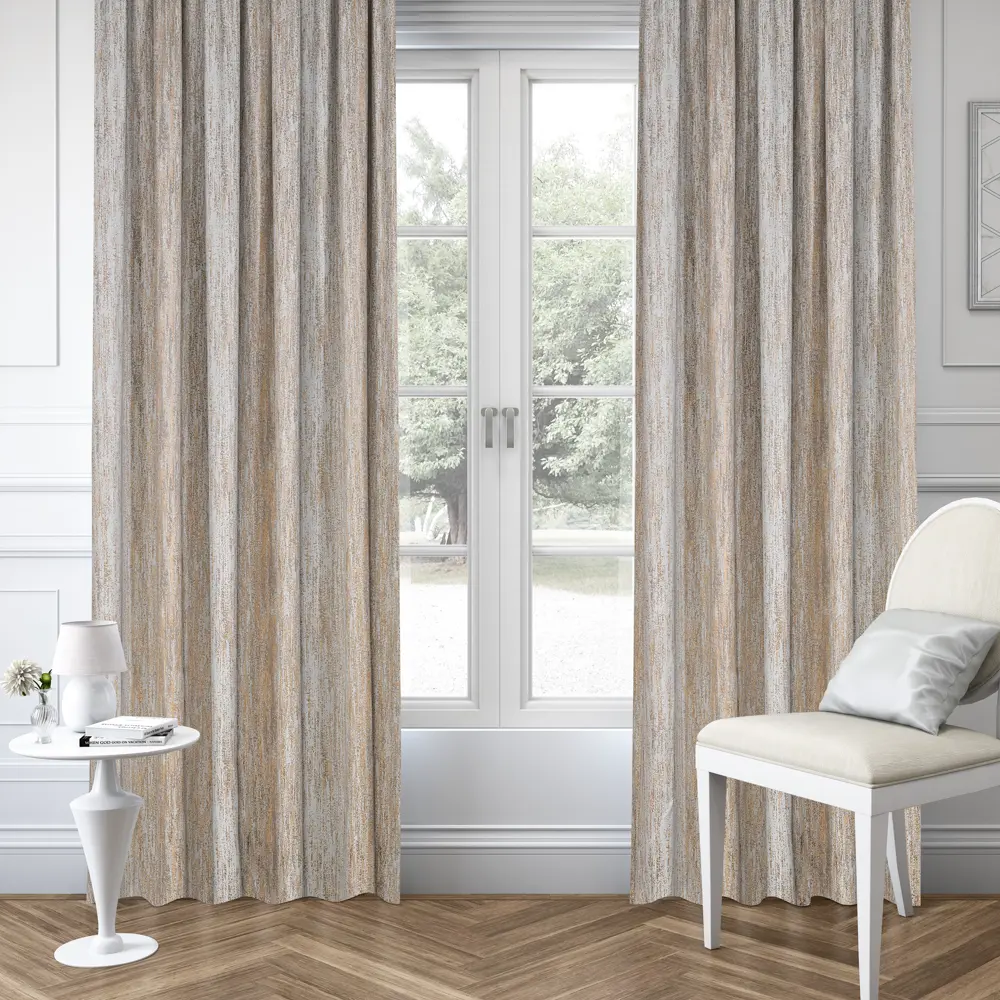 Штора на ленте Inspire Venice 200x280 см цвет кремово-золотой 82486324 STLM-2204300  - Вид №5