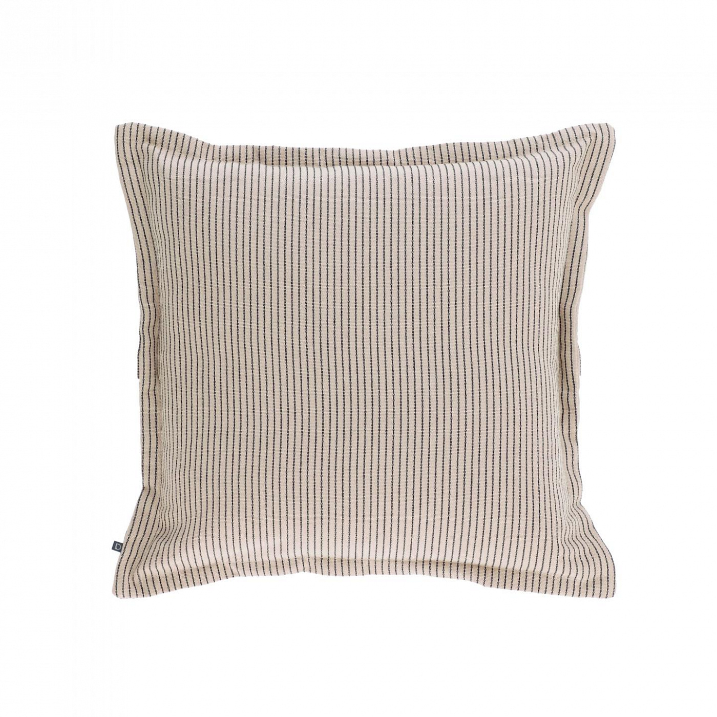 101826 Чехол для подушки с белыми и коричневыми полосами 45 x 45 см La Forma Aleria  - Вид №1