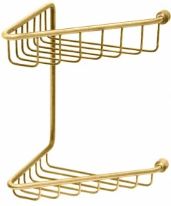 Полка-решетка двойная MIGLIORE Complementi ML.COM.DO-50.112.DO - золото