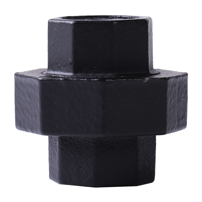 Соединитель американка для труб , 42x42x42 мм, черный LJPS0634 Public Steel Россия  - Вид №1