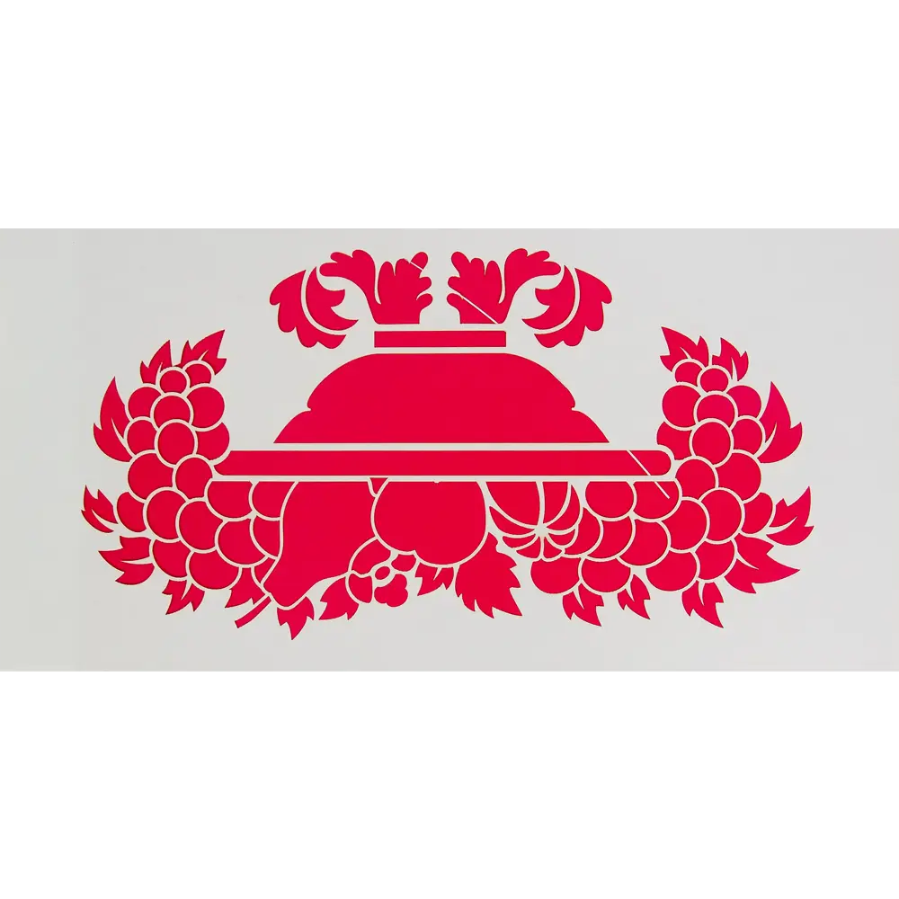 Трафарет самоклеящийся «Фруктовая ваза» 20х40 см UNIBOB STLM-2012988