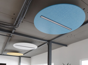 Рециркулированная ткань висит акустическая панель