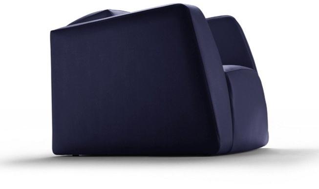 CREARTE COLLECTIONS Кожаное кресло с подлокотниками Lab 6 - totema 52 - Вид №3