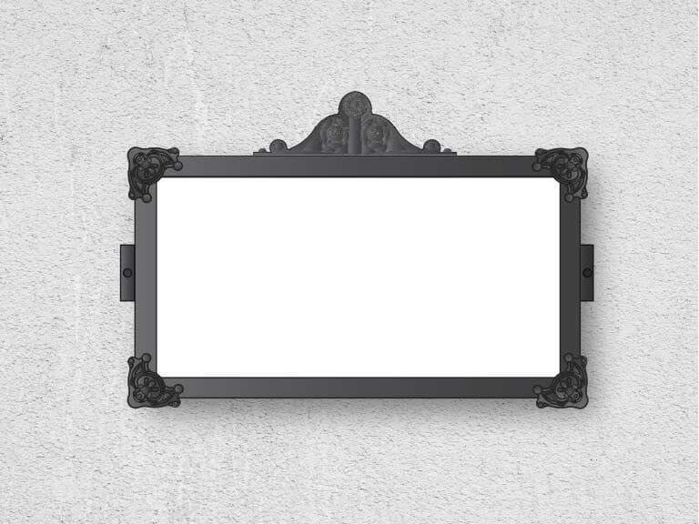 Стальная стена общественного пространства доска объявлений EUROCOMITALIA классическая мебель ARCH-00065195