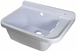 Подвесная раковина настенная овальная FT  белая