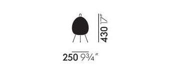 Японская бумажная настольная лампа In Stock Vitra ARCH-00080970 - Вид №5