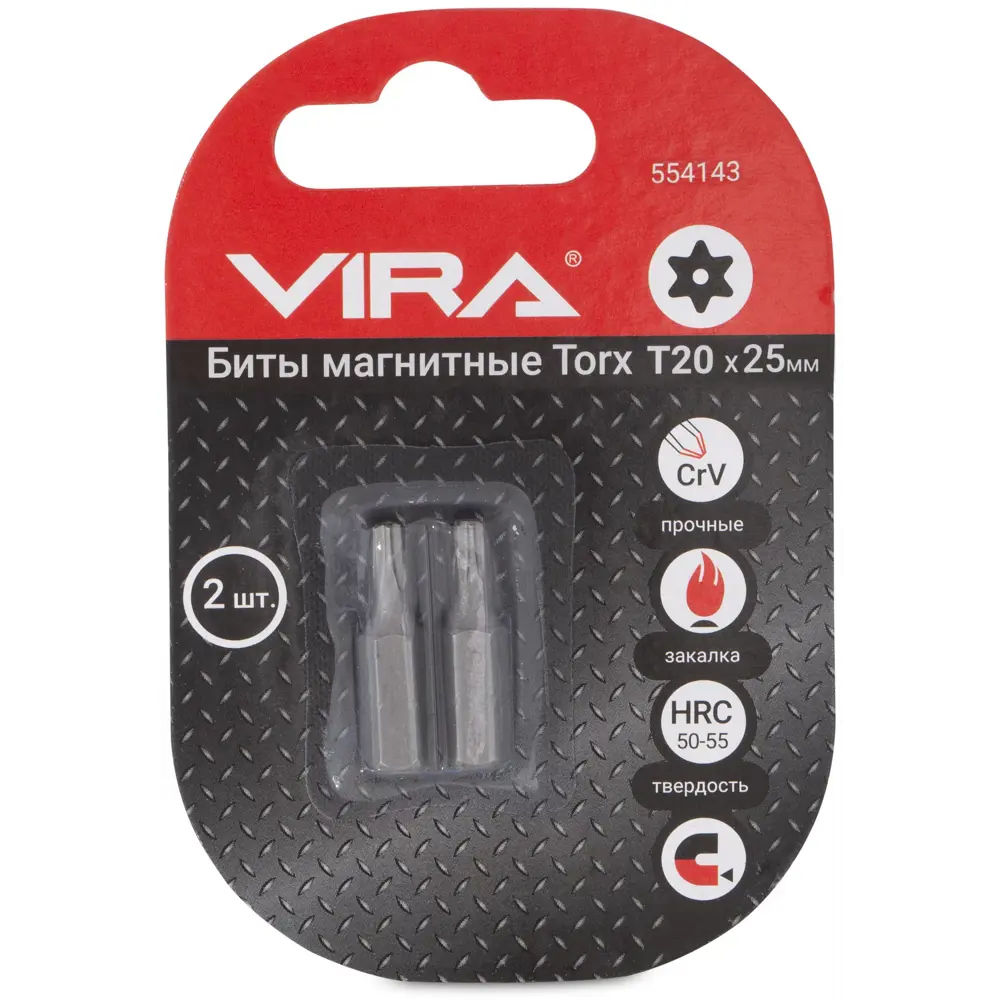 Магнитная бита Vira T20 для точного монтажа в труднодоступных зонах 85850256 STLM-0065633 - Вид №1