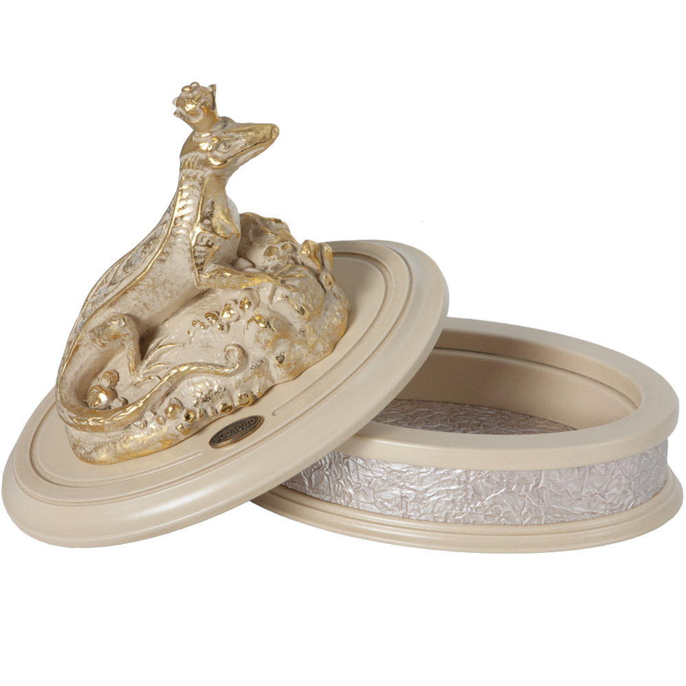 23084 Шкатулка Хозяйка Медной горы Айвори BOGACHO 4627138243190 - Вид №3