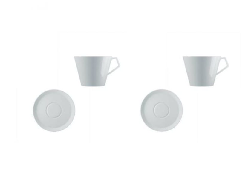 Набор фарфоровых чашек с блюдцем Driade Анатолия ARCH-00133788 - Вид №1