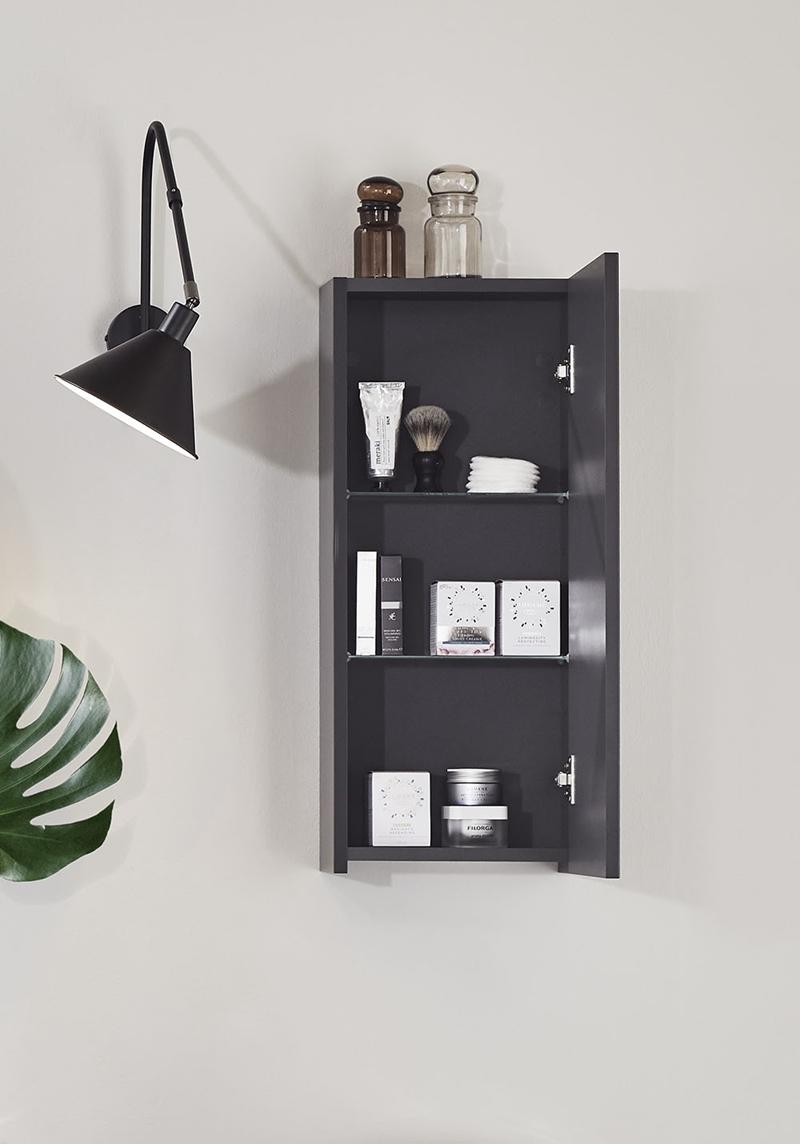 320154 Настенный Шкаф Flex City / Studio Antracit Noro  Антрацитовый Серый  - Вид №1