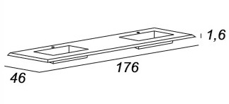 Мебель для ванной CEZARES BELLAGIO 175 Blue Stone - Вид №8