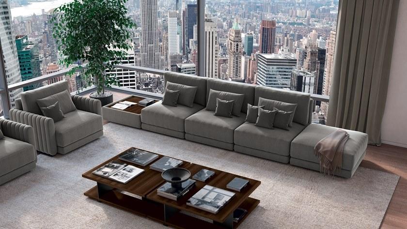 Febal Casa Кресло из ткани с подлокотниками Softcase sun-id-1514909 - Вид №2