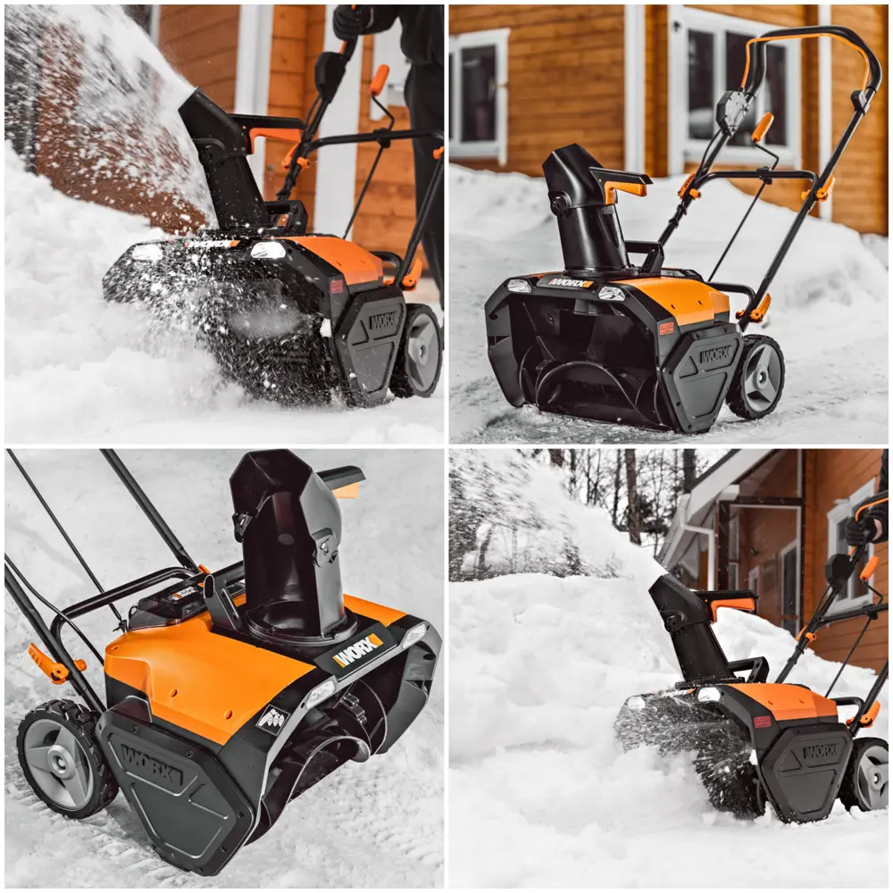 Снегоуборщик аккумуляторный WORX Бесщёточный WG471E.9 50 см 18 В x без АКБ и ЗУ STLM-2202618 - Вид №7