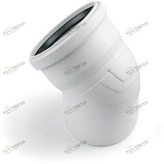 Отвод 87° RAUPIANO PLUS d110 мм REHAU 123464